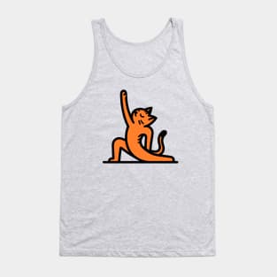 Cat Doing Yoga Tank Top